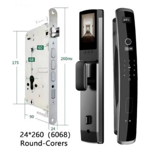 Wishome Biometric Recognition Smart Door Lock remote control Fingerprint Password IC Card APP Wifi Lock Unlock