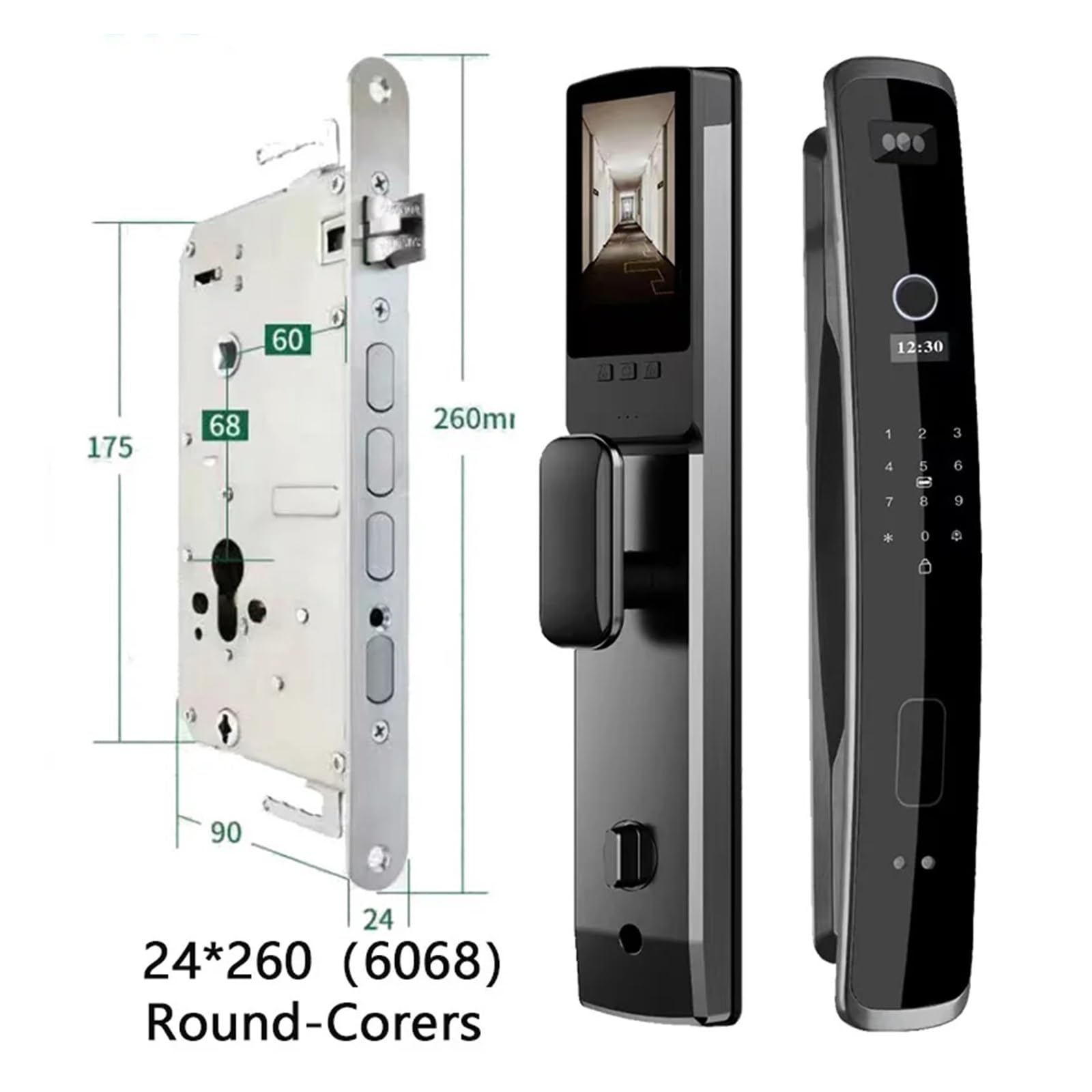 Wishome Biometric Recognition Smart Door Lock remote control Fingerprint Password IC Card APP Wifi Lock Unlock